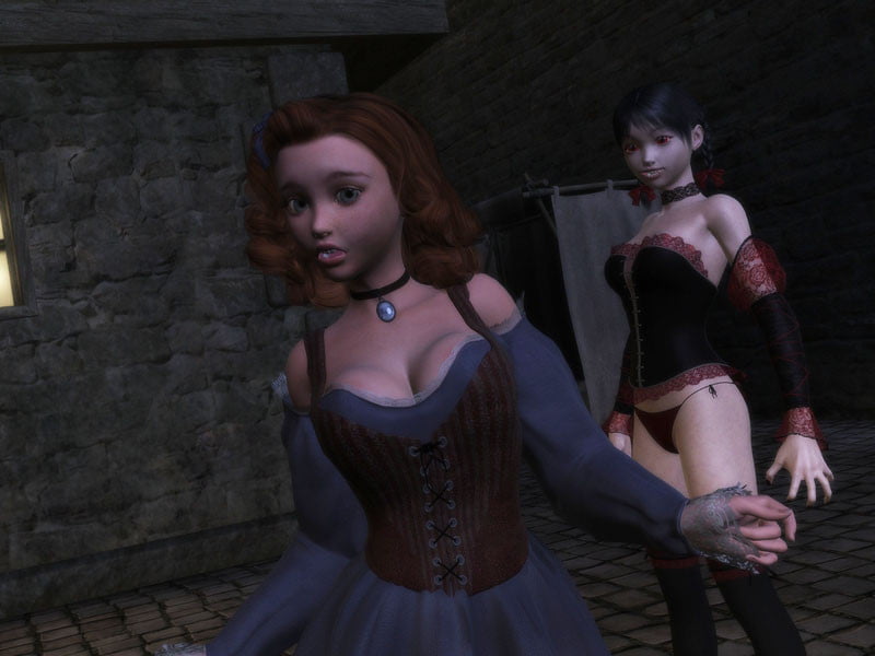 Futanari and lesbian (SFK)