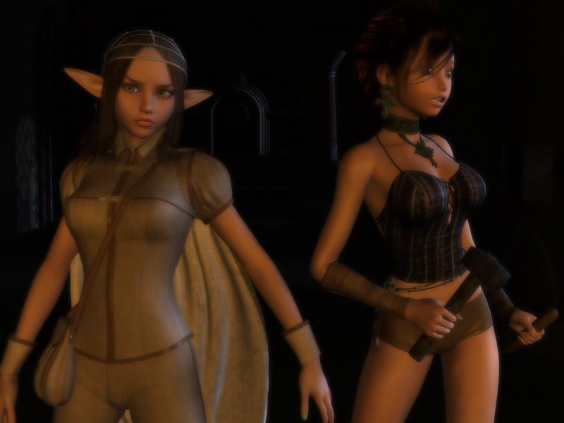 Futanari and lesbian (SFK)