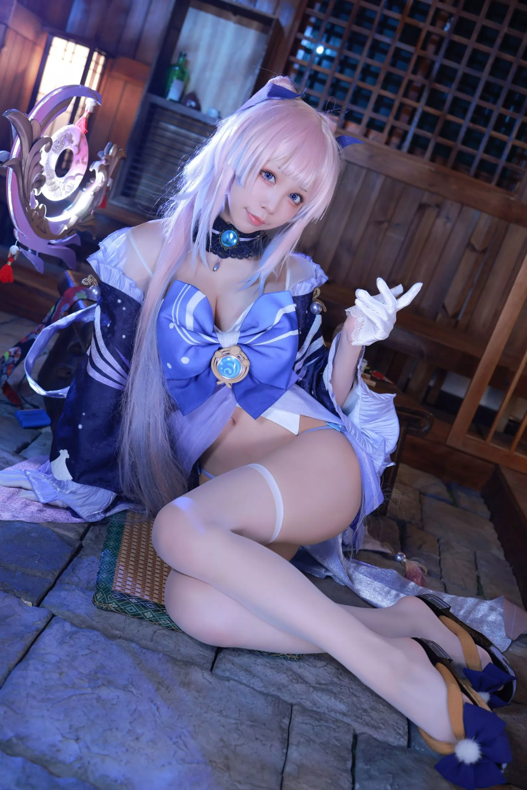 Aqua 水淼 Kokomi Genshin Impact 15