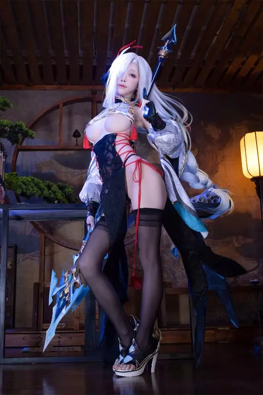 Genshin Impact – Shenhe Cosplay by Aqua 11