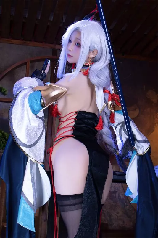 Genshin Impact – Shenhe Cosplay by Aqua 24