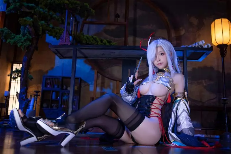 Genshin Impact – Shenhe Cosplay by Aqua 42